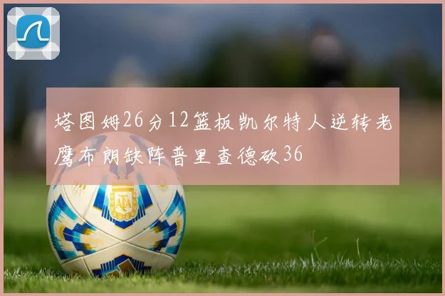 塔图姆26分12篮板凯尔特人逆转老鹰布朗缺阵普里查德砍36
